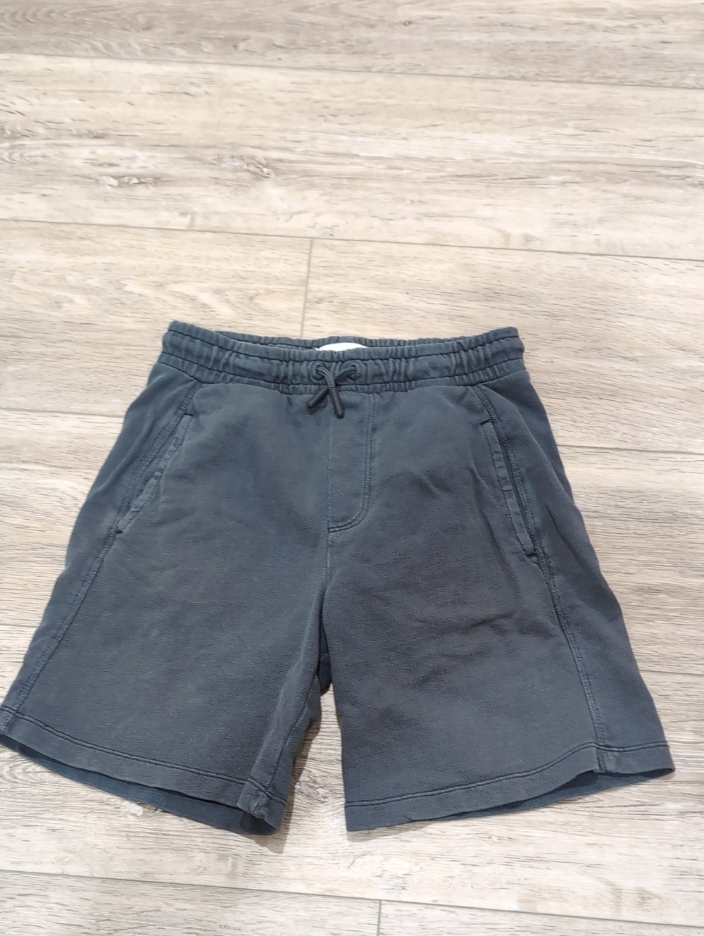Zara Boy's Drawstring Casual Shorts in Charcoal Gray